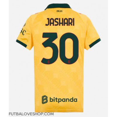 Dres AC Milan Ardon Jashari #30 Tretina pre Ženy 2025-26 Krátky Rukáv Dres AC Milan Ardon Jashari #30 Tretina pre Ženy 2025-26 Krátky Rukáv